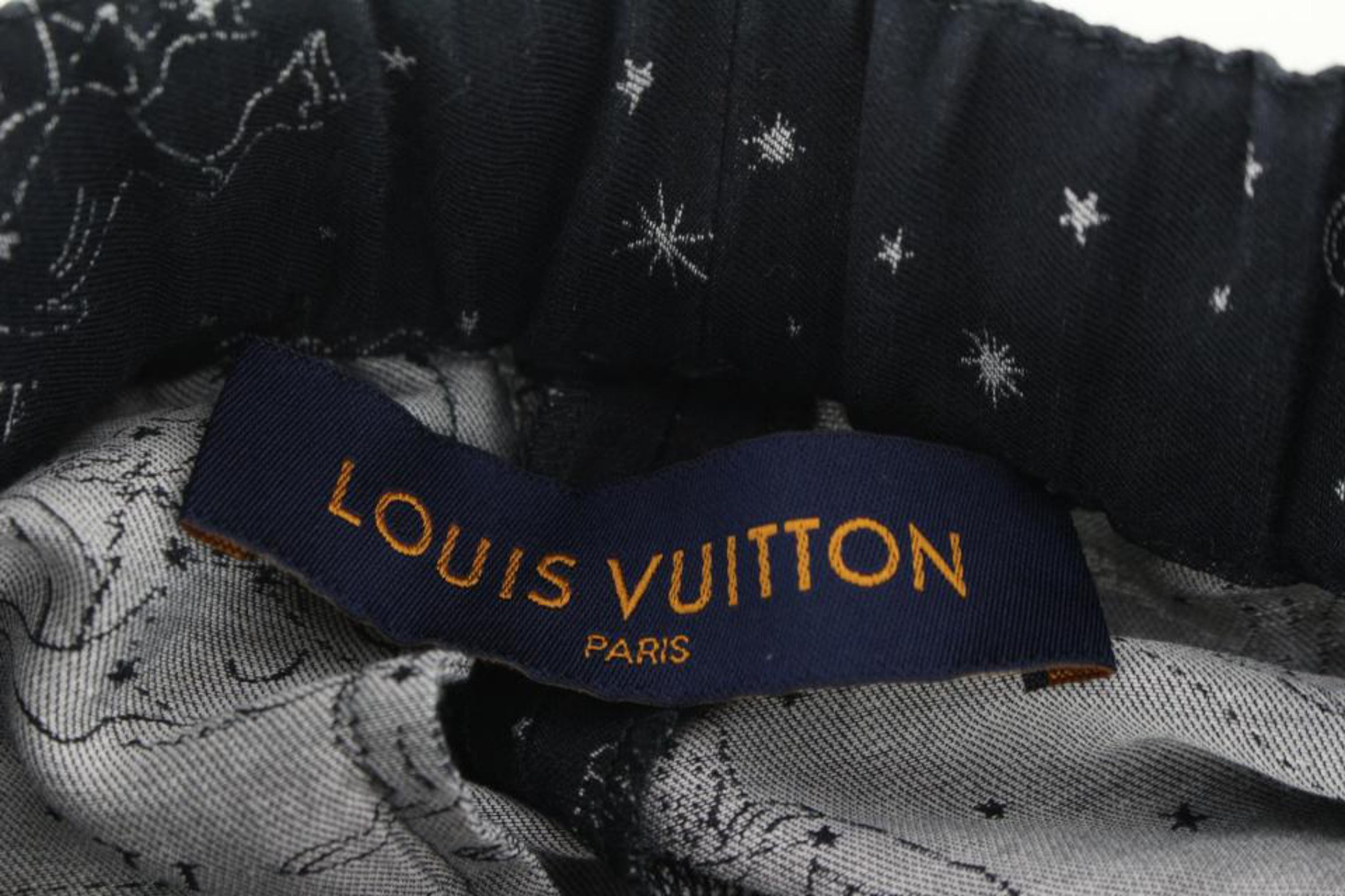 Louis Vuitton Women's 38 Constellation LV Logo Lounge Pants 96lk719s For Sale 4