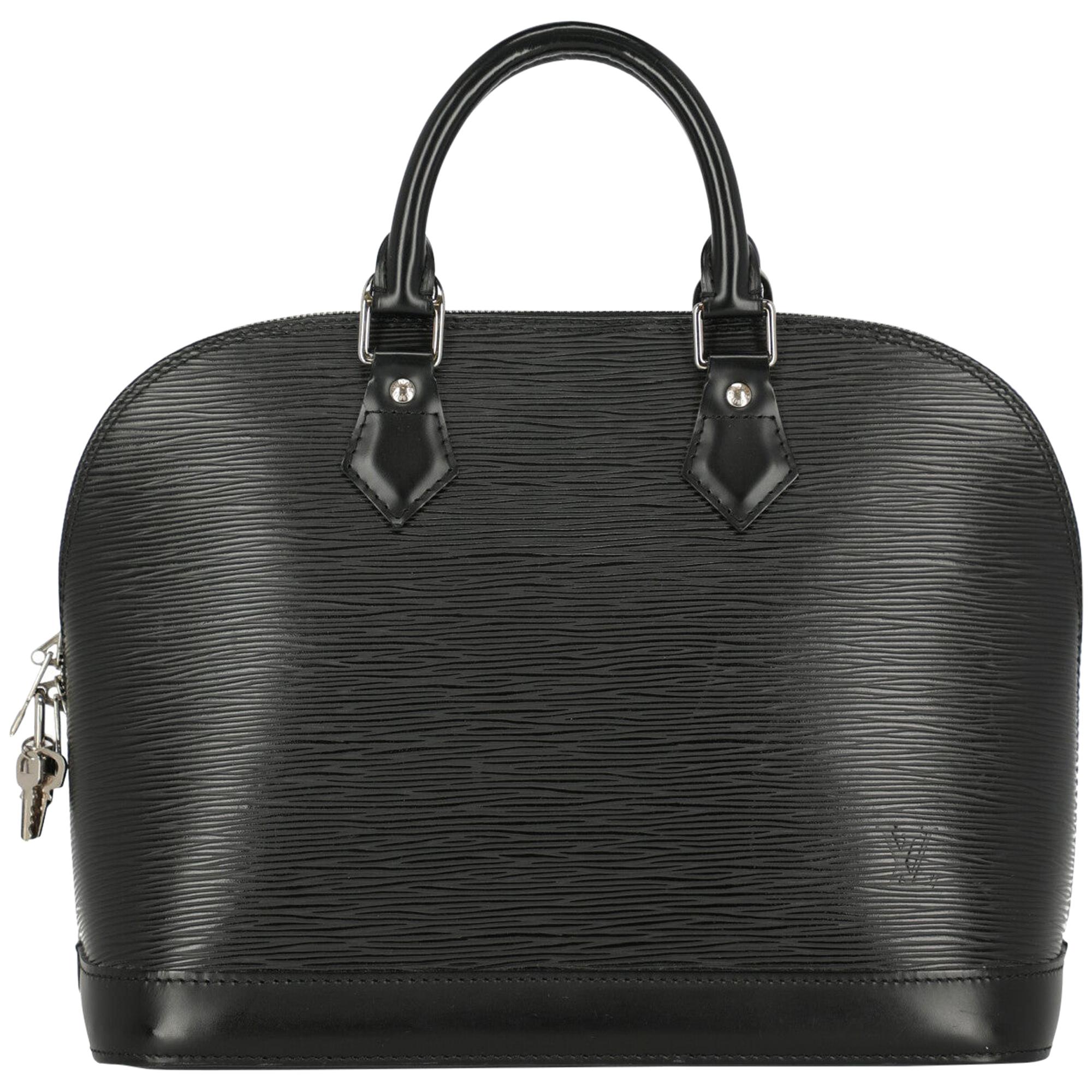 Louis Vuitton Women's Alma Black Leather