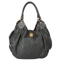 Louis Vuitton Women's Black Mahina XL Hobo Bag