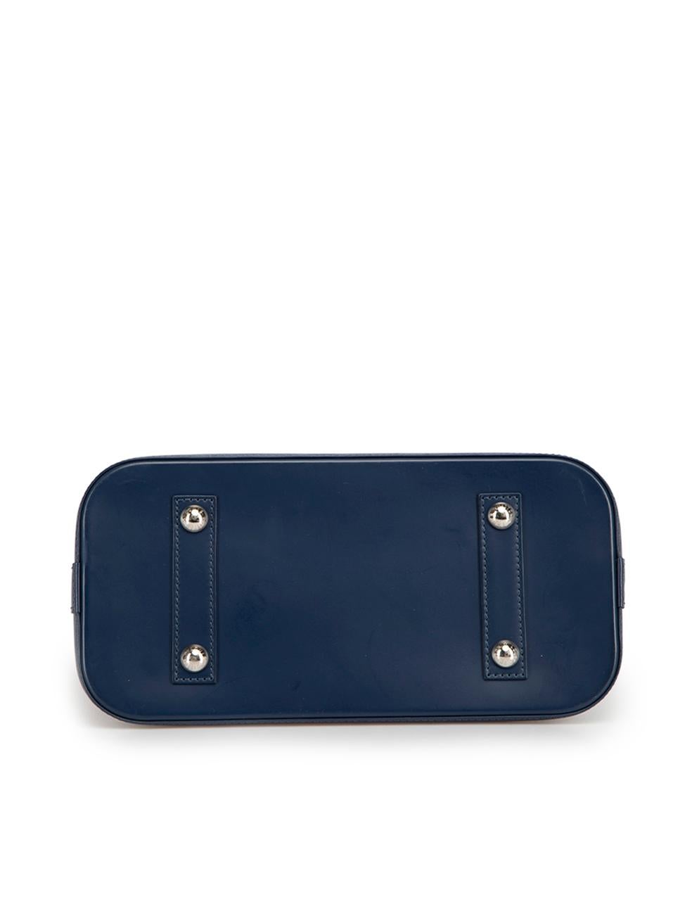 Louis Vuitton Women's Blue Epi Leather Alma PM Handbag In Good Condition In London, GB