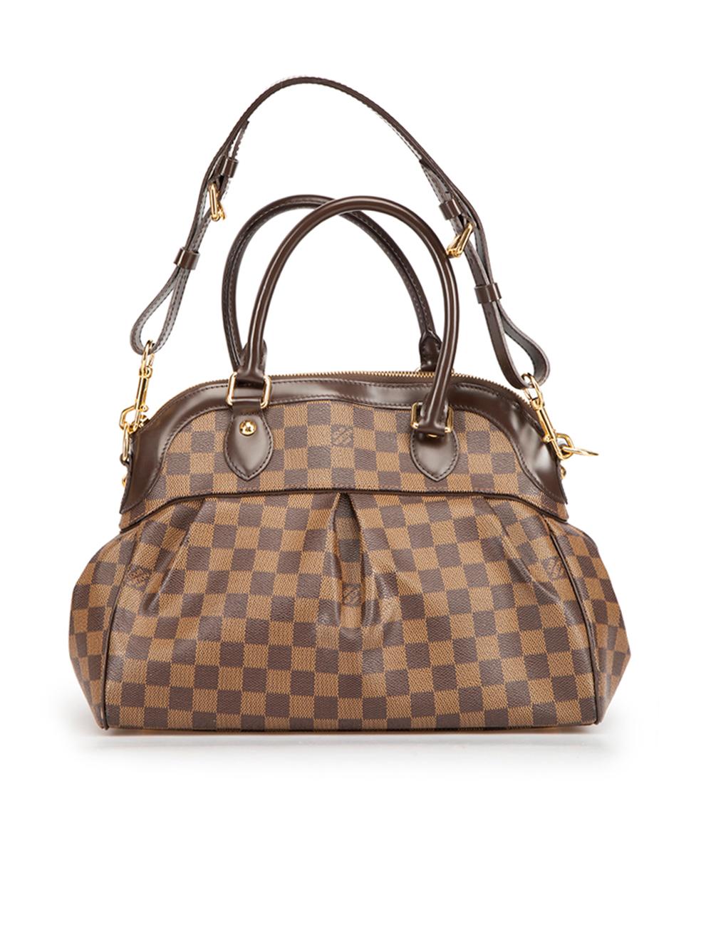 Louis Vuitton Women's Brown Damier Ebene Trevi Bag In Good Condition For Sale In London, GB