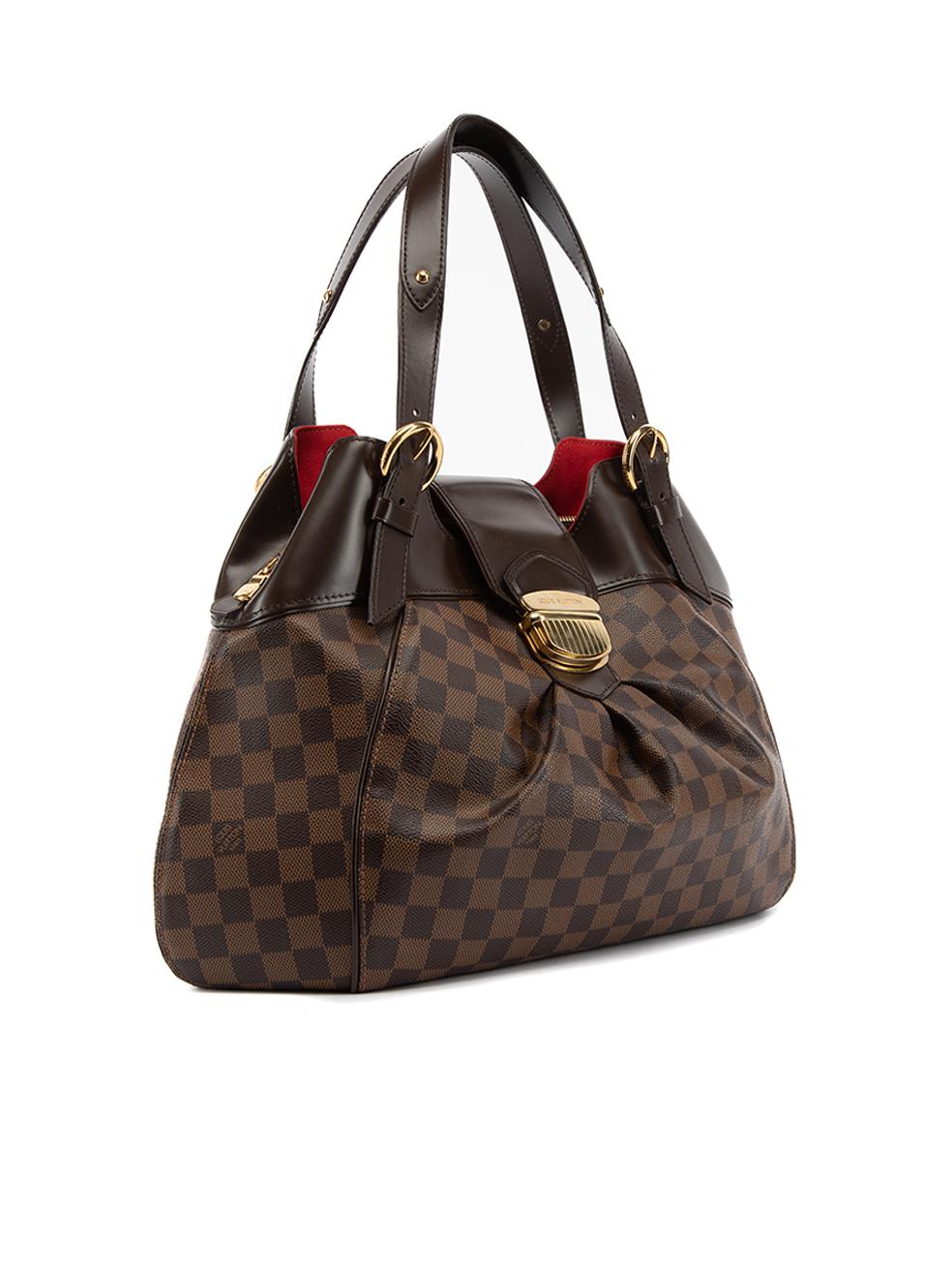 CONDITION is Very good. Hardly any visible wear to bag is evident on this used Louis Vuitton designer resale item. This item includes the original dustbag and proof of purchase.  Details  Brown Canvas and leather Large tote style bag Signature