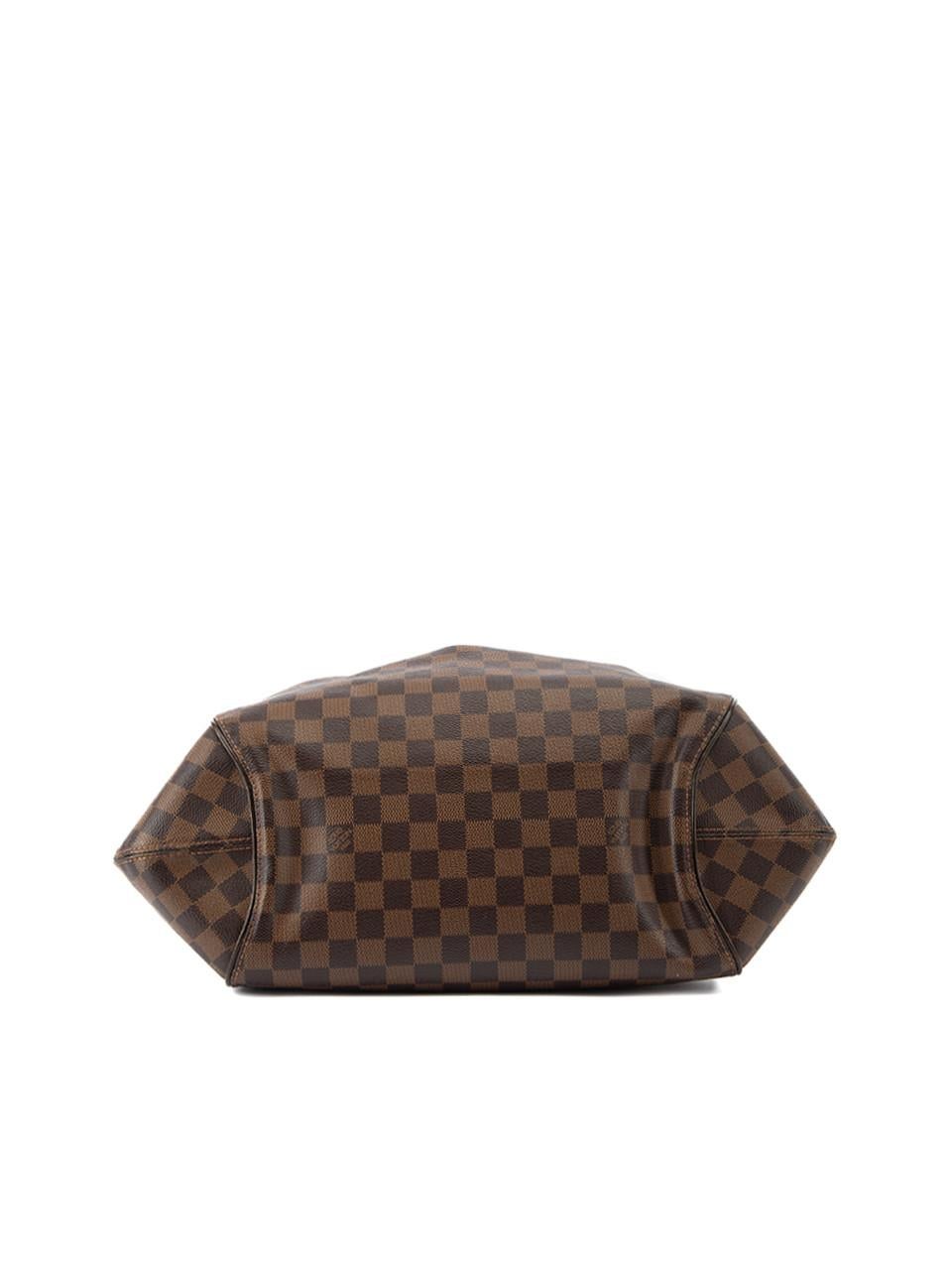 Louis Vuitton Women's Brown Leather Damier Ebene Sistina GM Bag 1