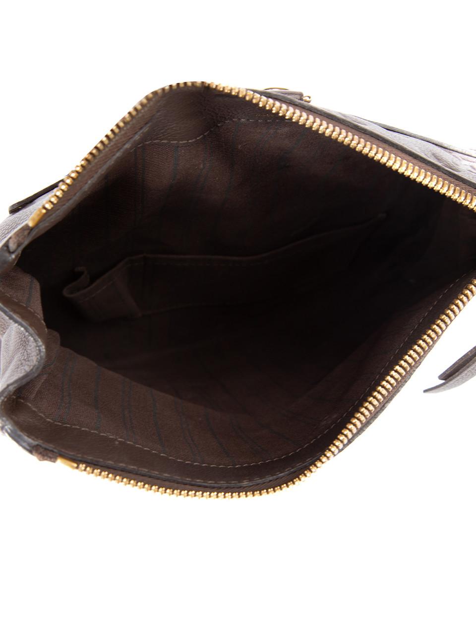 Louis Vuitton Women's Brown Leather Petillante Clutch 2