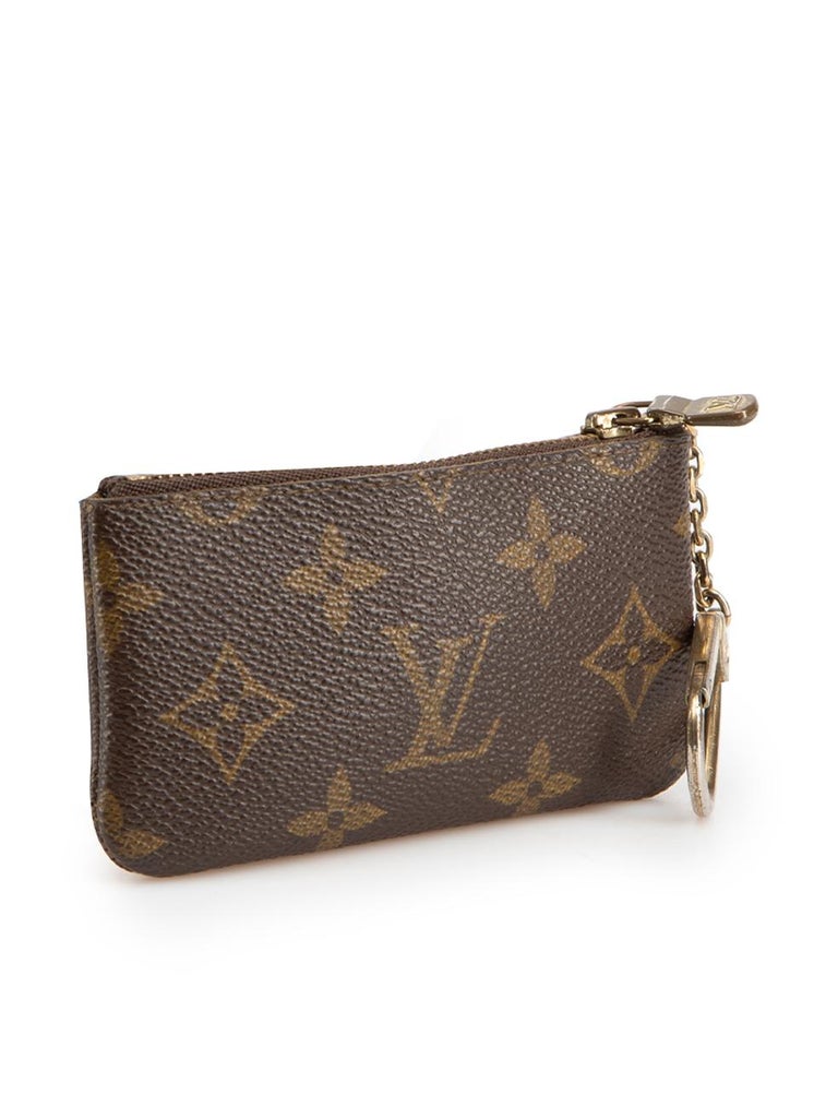 Louis Vuitton Women's Brown Monogram Keyring Pouch For Sale at 1stDibs