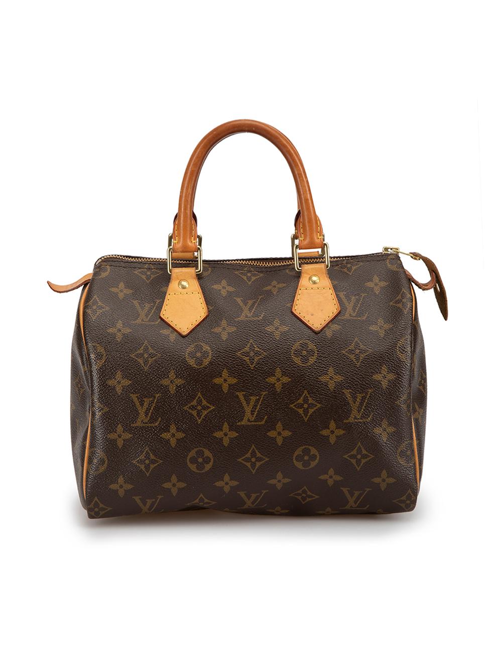 Louis Vuitton Women's Brown Monogram Speedy 25 Bag In Good Condition In London, GB