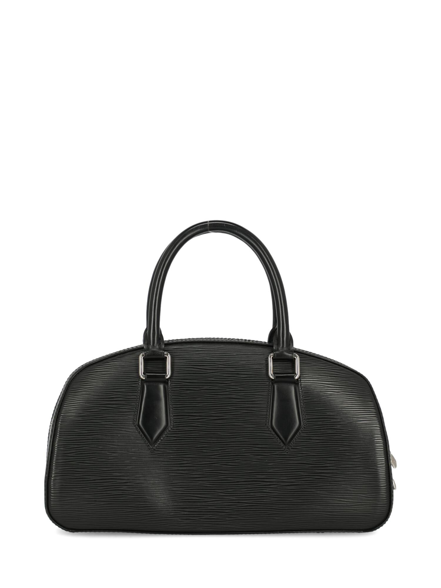 Louis Vuitton Women's Handbag Black Leather In Fair Condition For Sale In Milan, IT