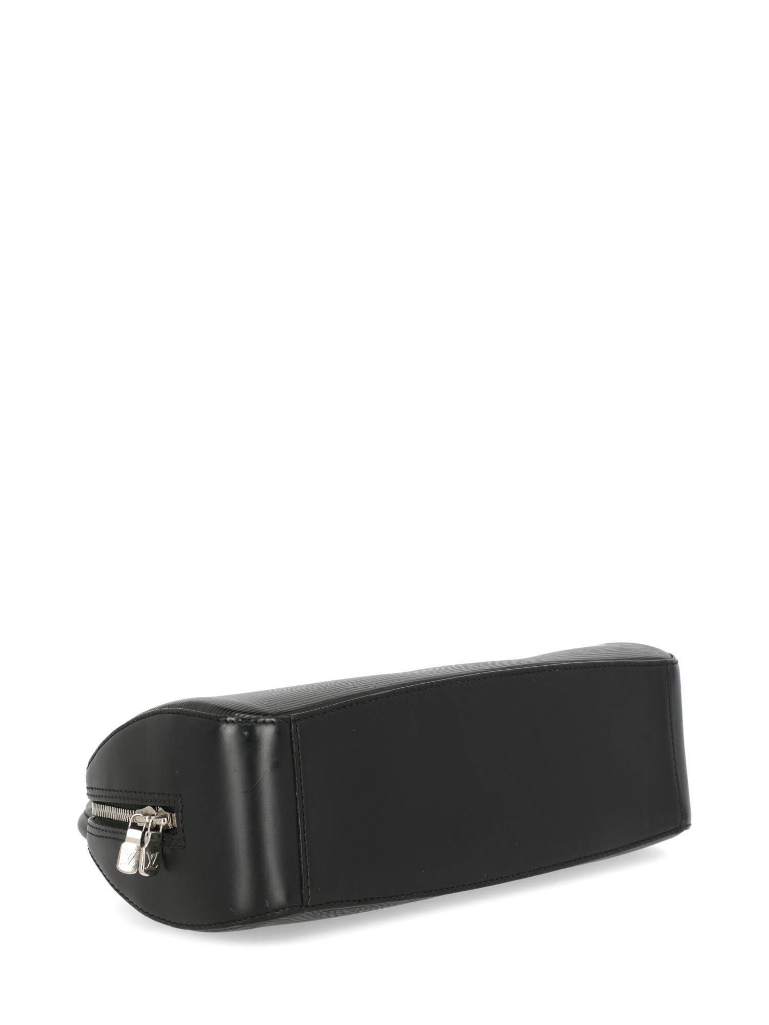 Louis Vuitton Women's Handbag Black Leather For Sale 1