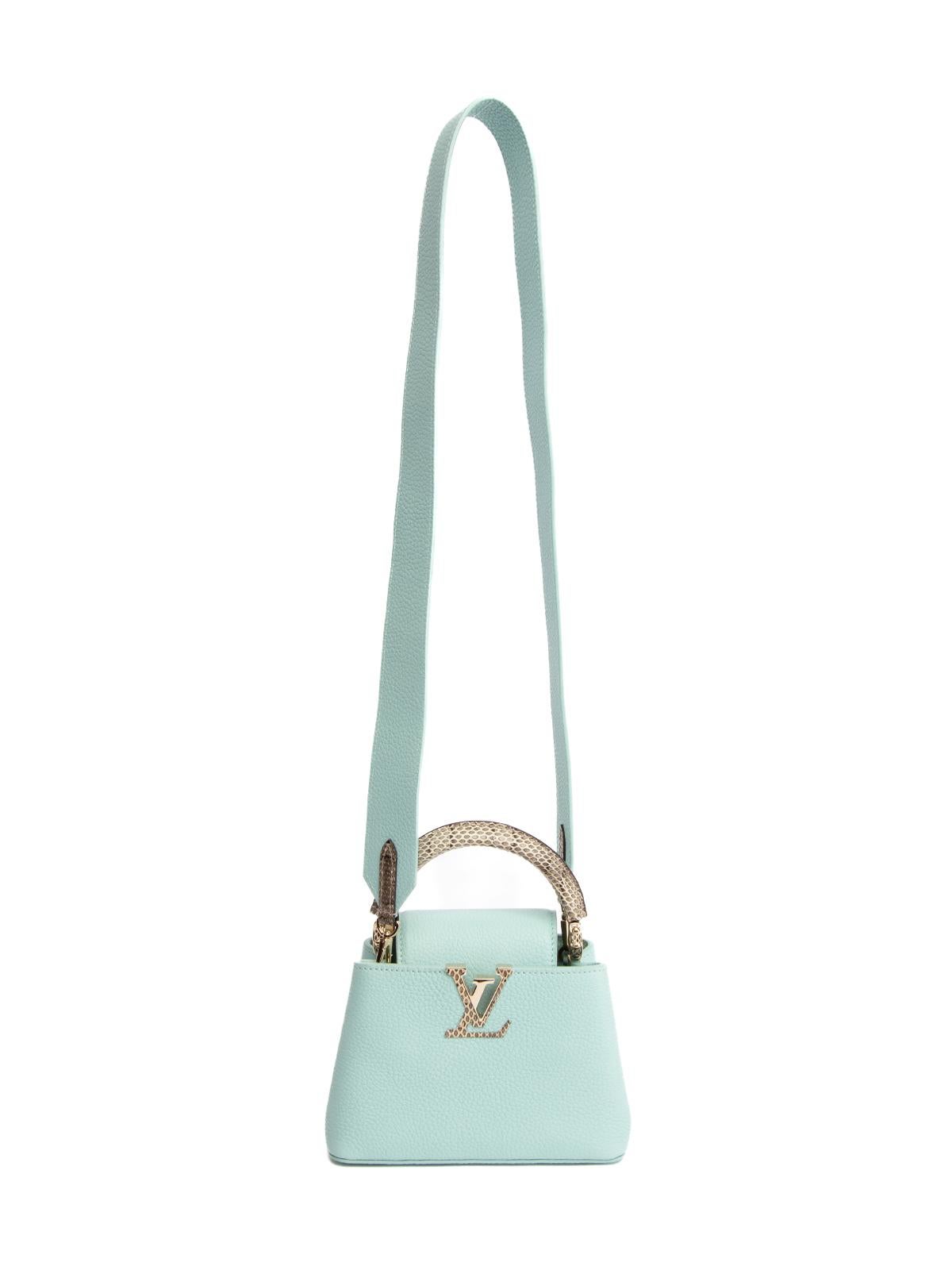 Louis Vuitton Women's Mini Capucines Bag In New Condition In London, GB