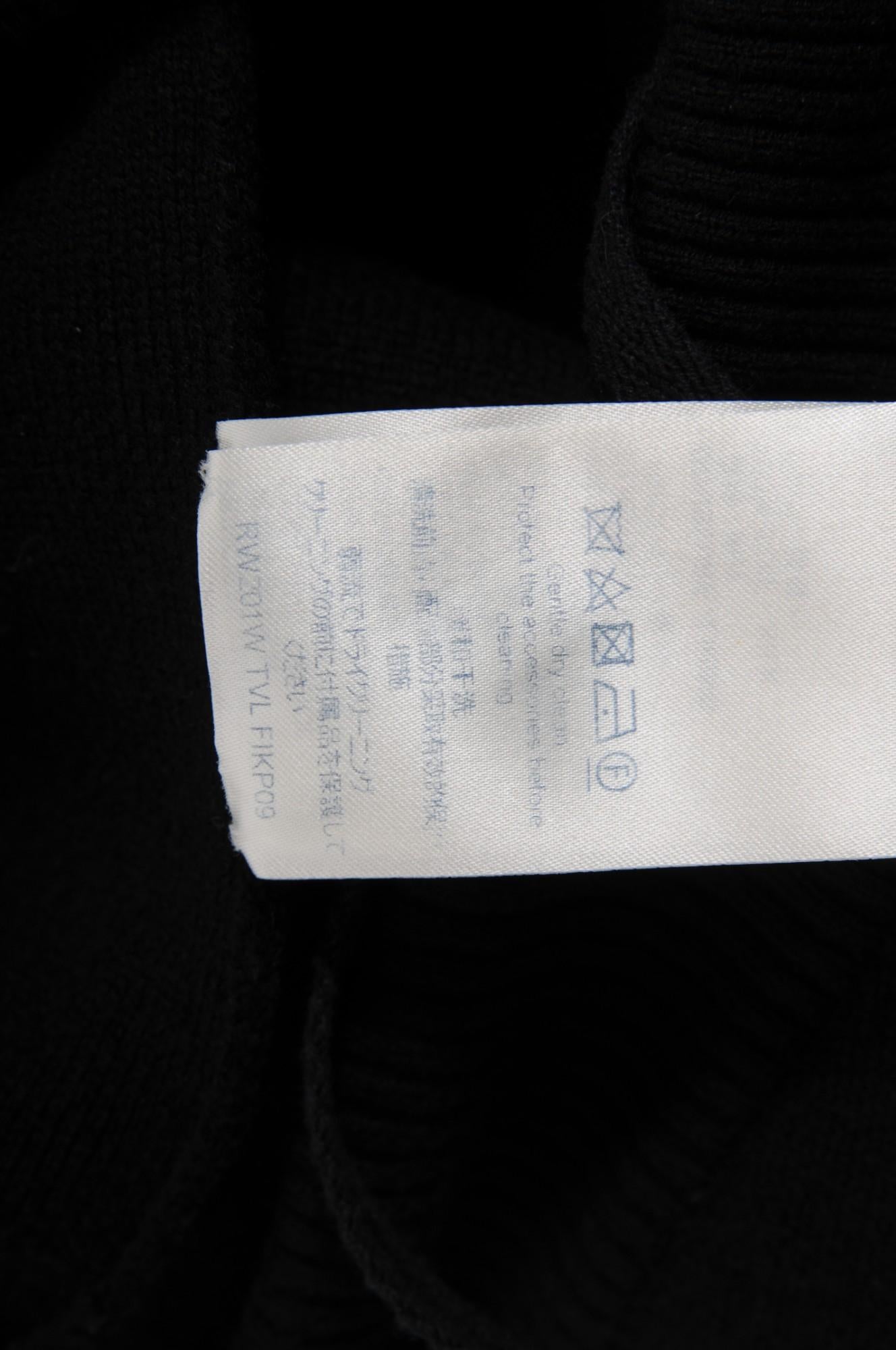 Louis Vuitton Womens Monogram Jacquared Colorblock Print Pants Small Black Wool in vendita 3