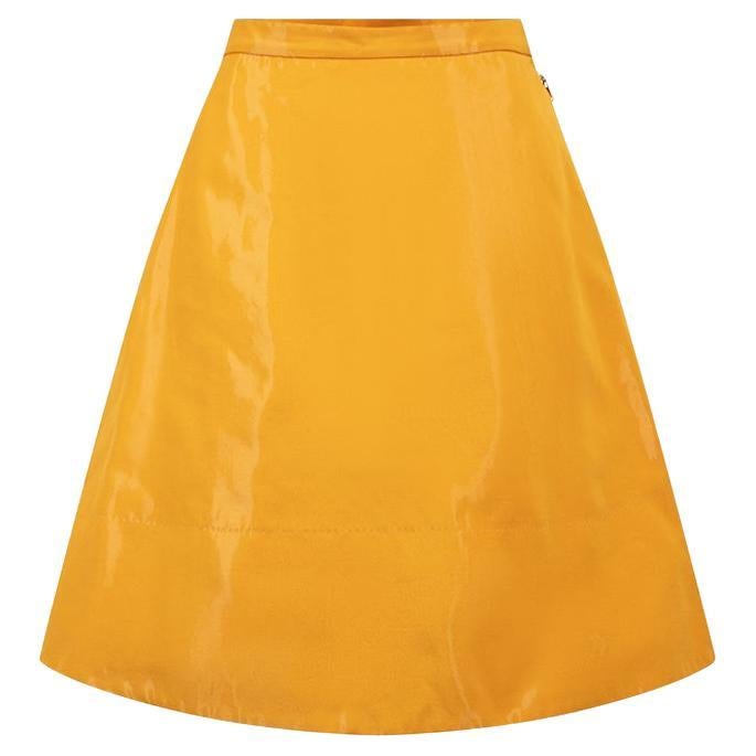 Louis Vuitton Women's Orange Mini Skater Skirt
