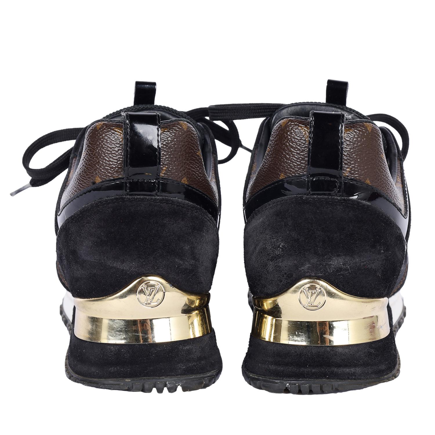 LOUIS VUITTON Donna Run Away Nero / Monogram EU 35 US 6-6.5 in vendita 1