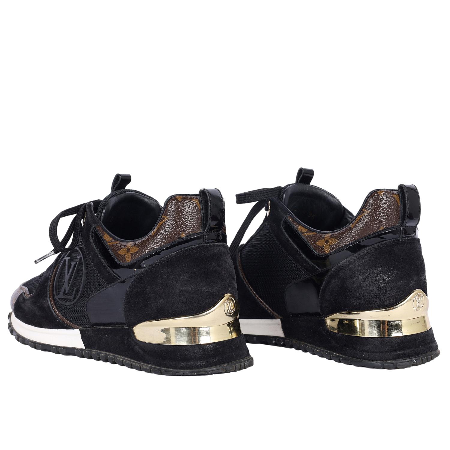 LOUIS VUITTON Donna Run Away Nero / Monogram EU 35 US 6-6.5 in vendita 2