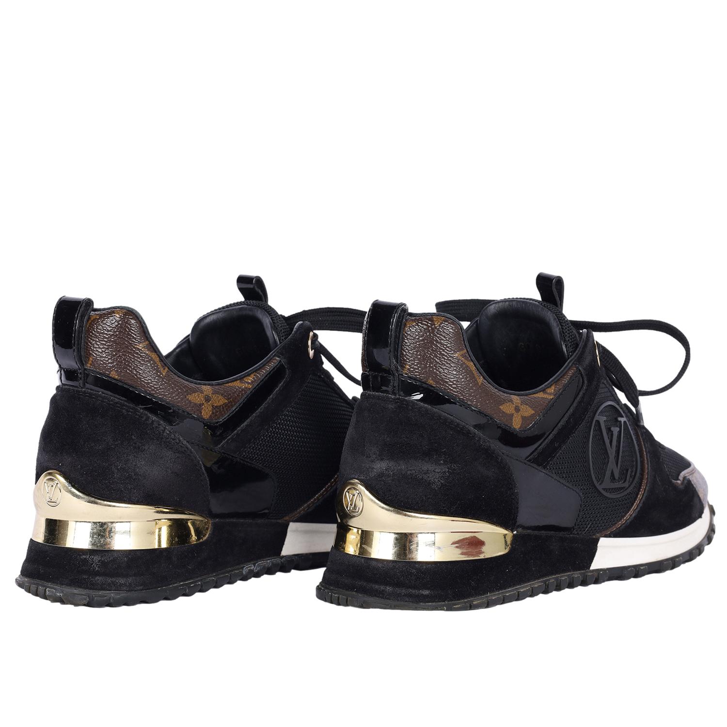 LOUIS VUITTON Donna Run Away Nero / Monogram EU 35 US 6-6.5 in vendita 3