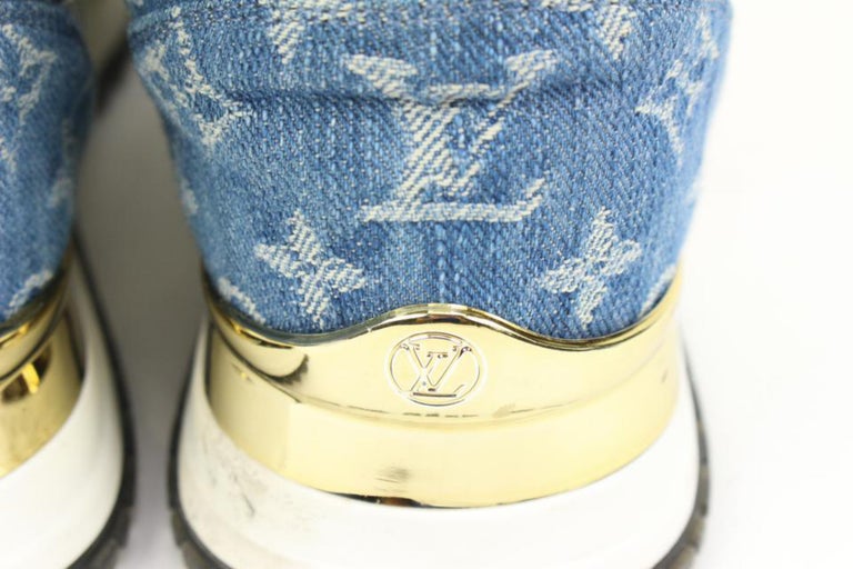 Louis Vuitton Women's Size 39 Monogram Denim Run Away Sneaker