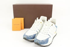 Louis Vuitton Women's Size 39 Monogram Denim Run Away Sneaker 48lk55