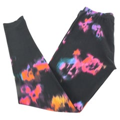 Louis Vuitton Women's Small Extremely Rare Black Graffiti Roses Leggings 12lv34s