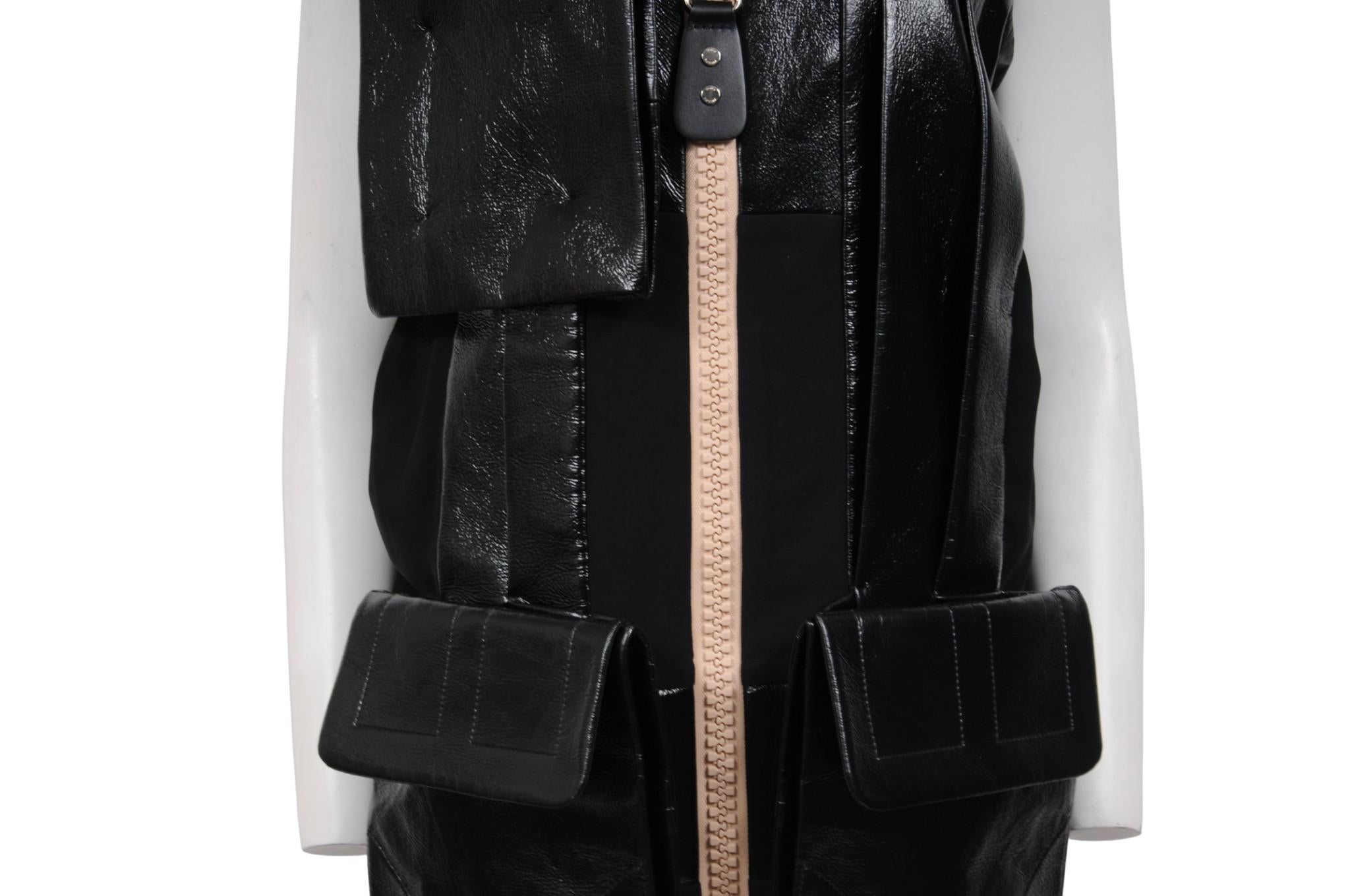 Women's Louis Vuitton Womens SS23 Runway Dress Size FR 36 Black Patch Pockets 1ABDCR For Sale