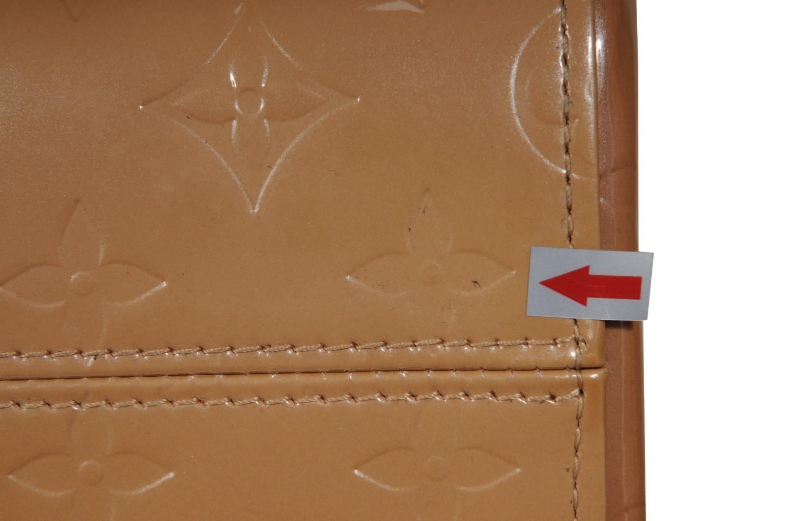 Louis Vuitton Donna Roxbury Drive Monogram Vernis Borsa a tracolla in pelle marrone in vendita 10