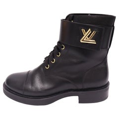 Used Louis Vuitton Wonderland Flat Rangers Boots Size EU 36.5