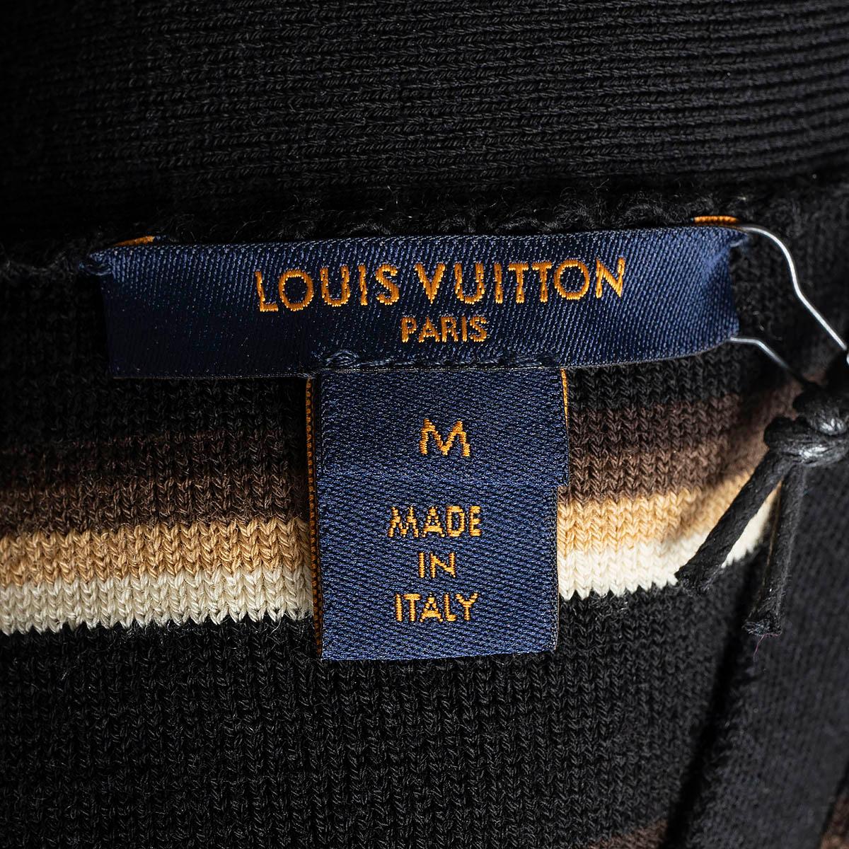 LOUIS VUITTON Wolle 2020 SEQUIN STAR STRIPED V-Ausschnitt Strickjacke Weste Pullover M 5