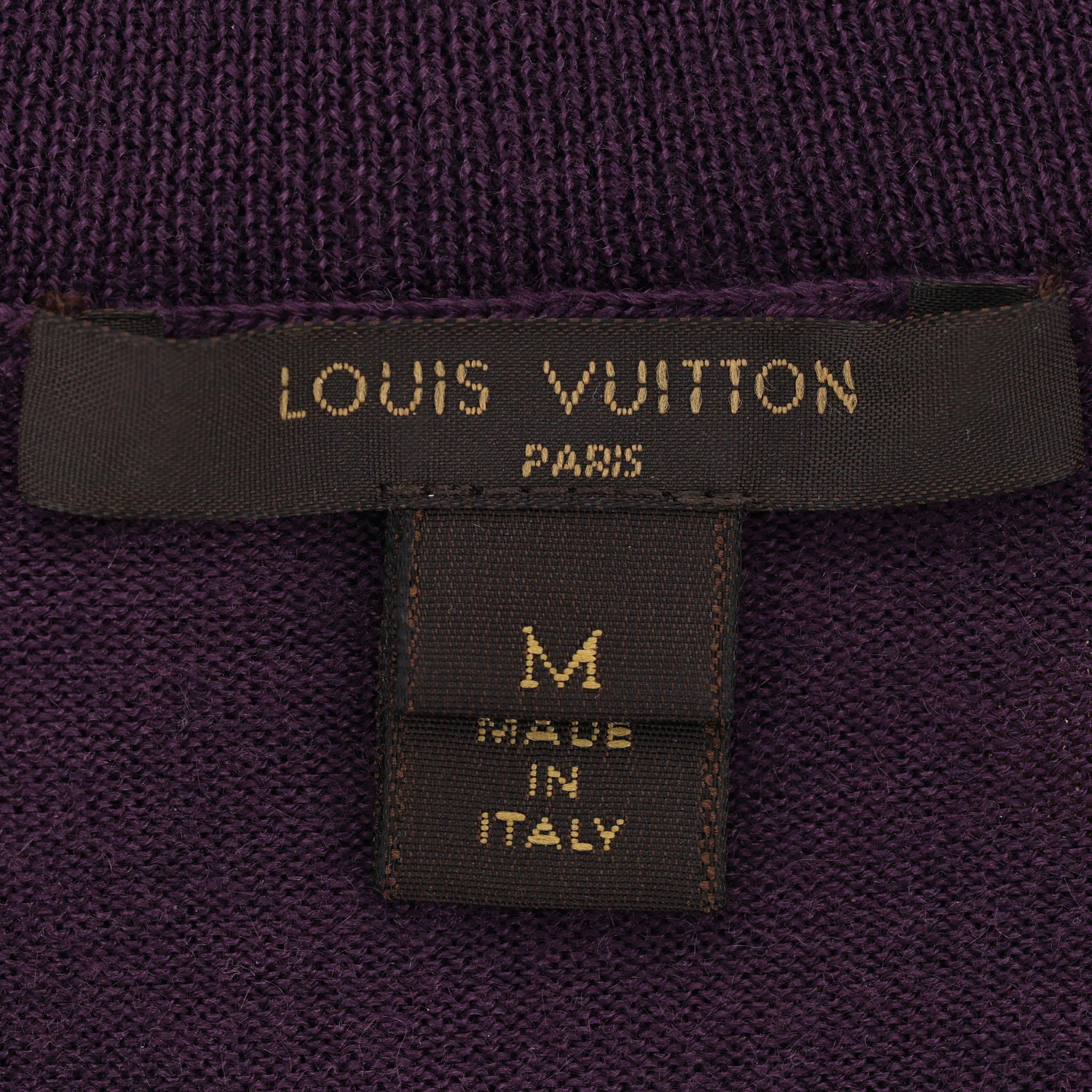 Maglia in lana Louis Vuitton con bottoni Monogram LV 1