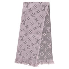 Louis Vuitton Wool & Silk Logomania Monogram Scarf