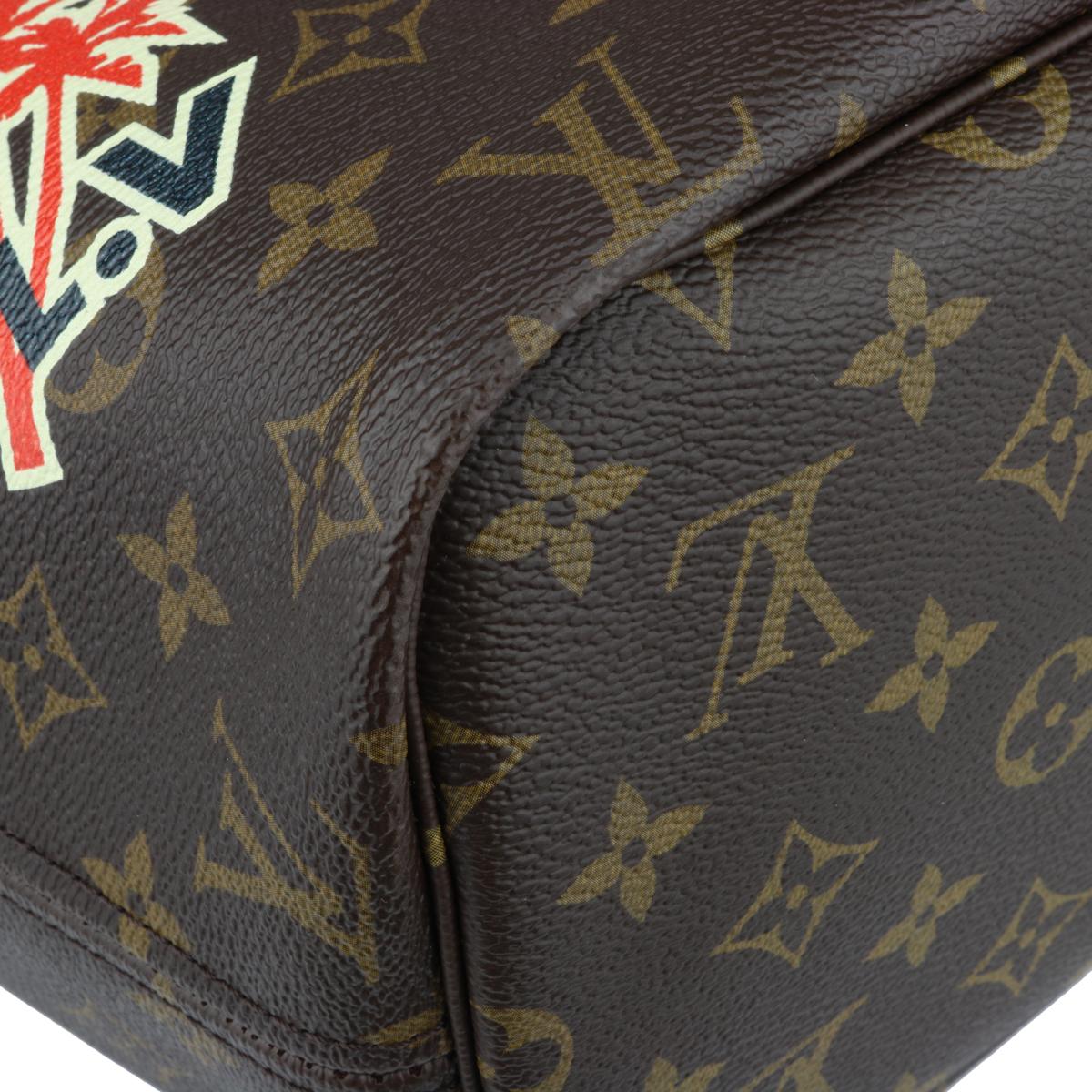 Louis Vuitton World Tour Neverfull Bag MM Monogram with Gold Hardware 2019 4