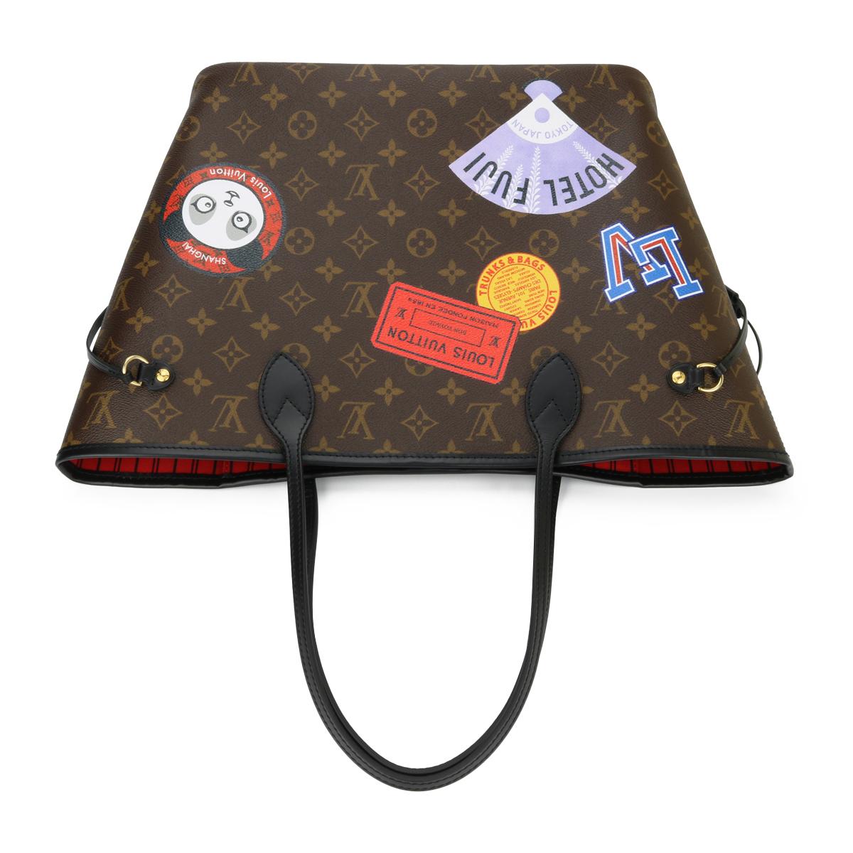 Louis Vuitton World Tour Neverfull Bag MM Monogram with Gold Hardware 2019 6