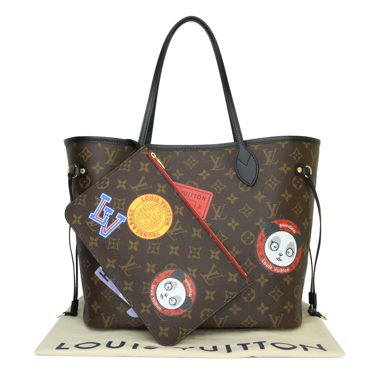Louis Vuitton World Tour Neverfull Bag MM Monogram with Gold Hardware 2019 12