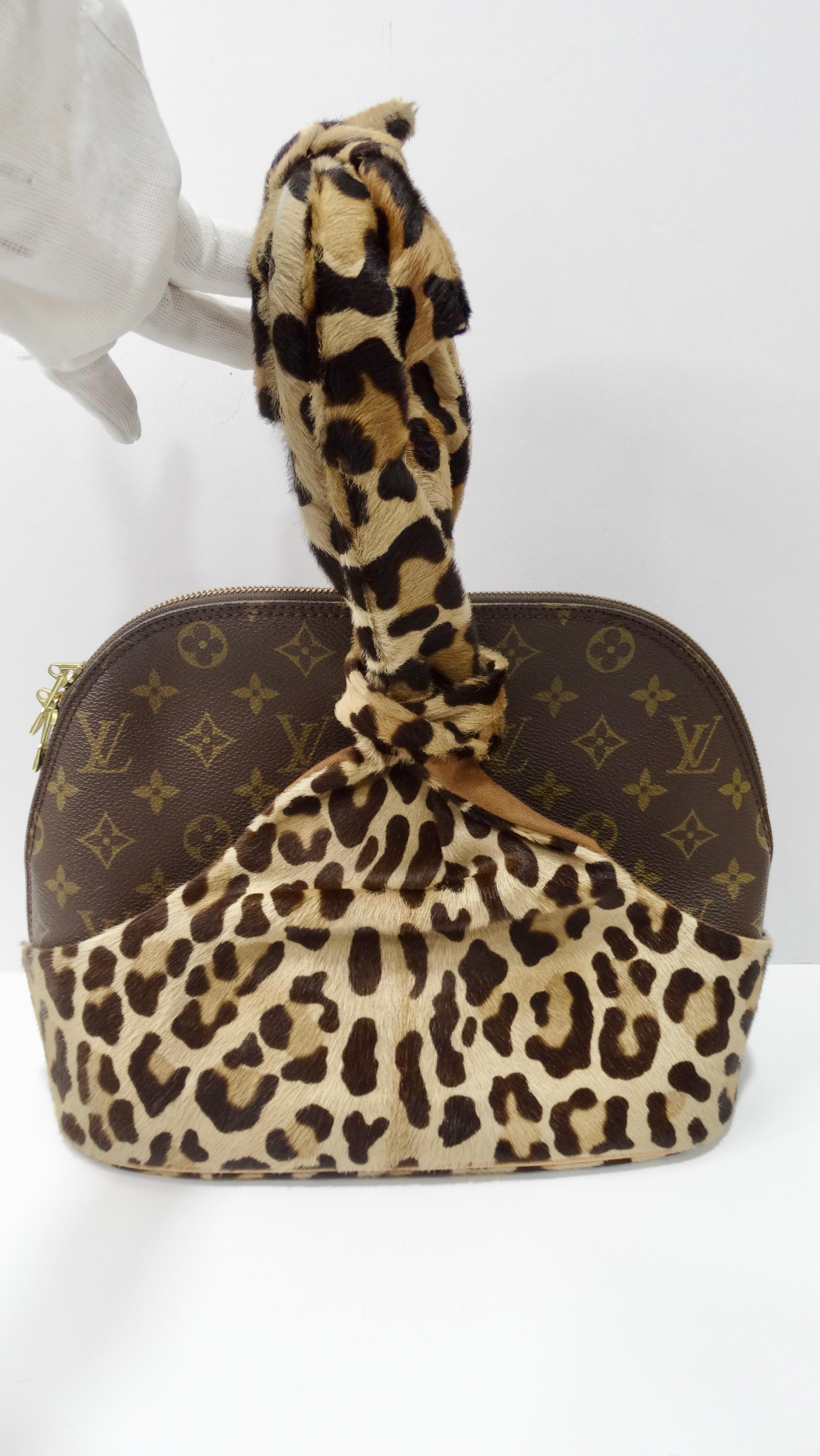 Louis Vuitton x Azzedine Alaia 'Centenaire' Leopard Alma Bag 7