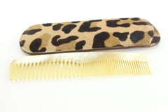 Louis Vuitton x Azzedine Alaia Leopard Cosmetic Pouch Accessory Set 7LVJ1103