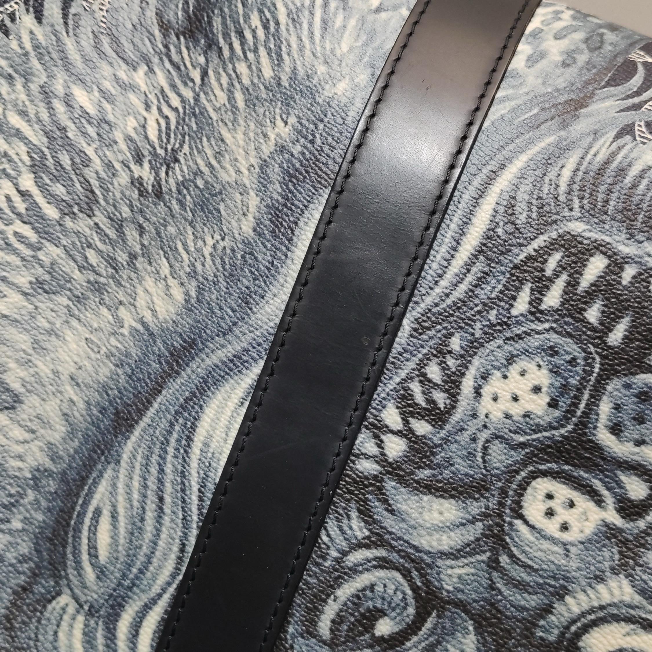 Louis Vuitton x Chapman Brothers Keepall 55 Bandouliere Lion Navy en vente 13