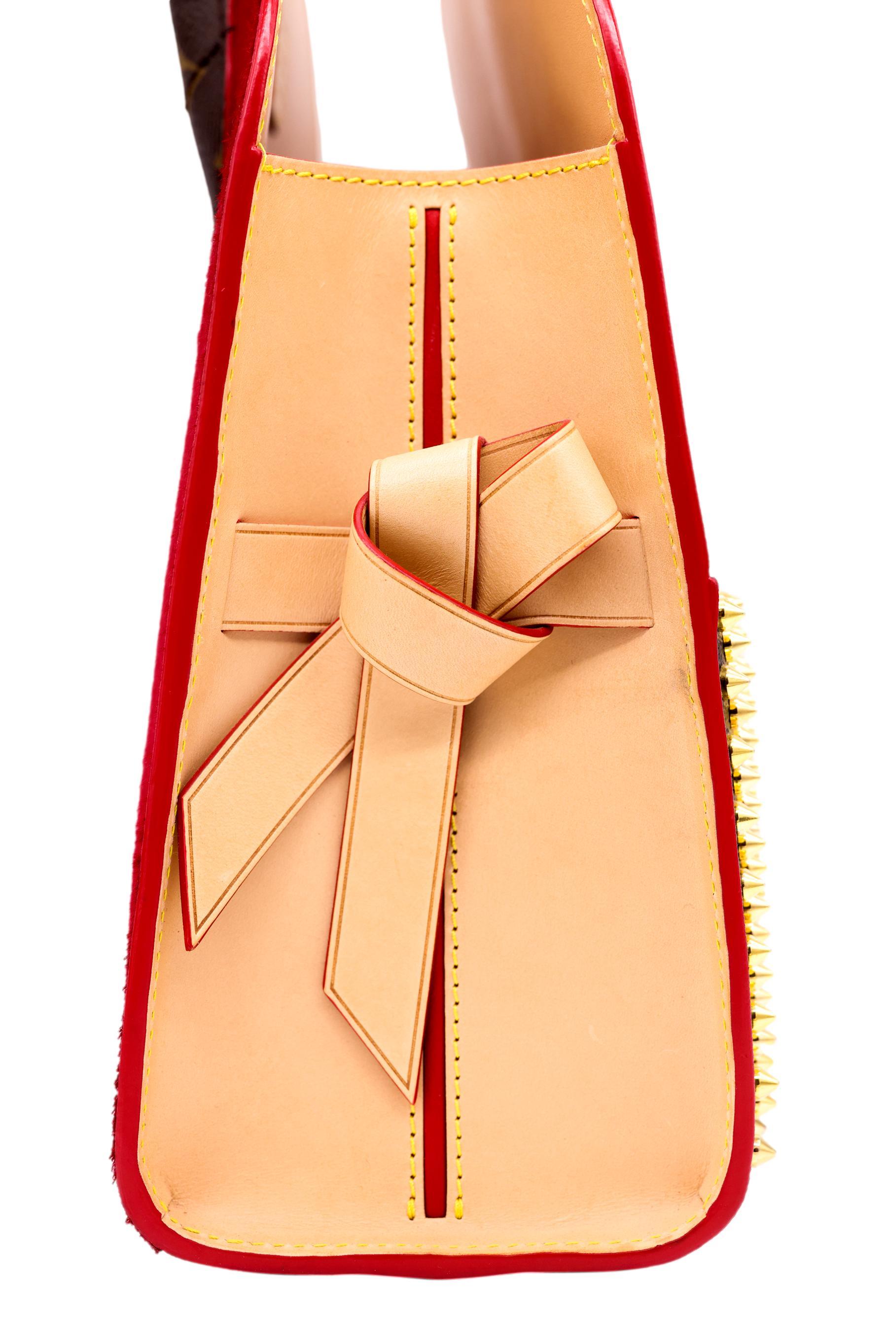 louis vuitton monogram christian louboutin iconoclast hand bag limited editions