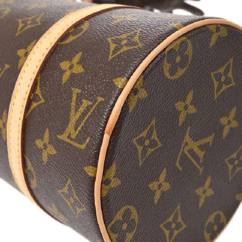 Brown LOUIS VUITTON x Comme Des Garçons Monogram Papillon Gold Top Handle Satchel Bag