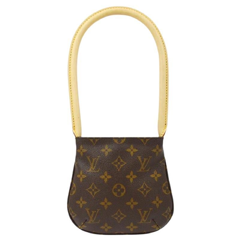 LOUIS VUITTON x Comme Des Garçons Monogram Top Handle Loop Mini Shoulder Bag