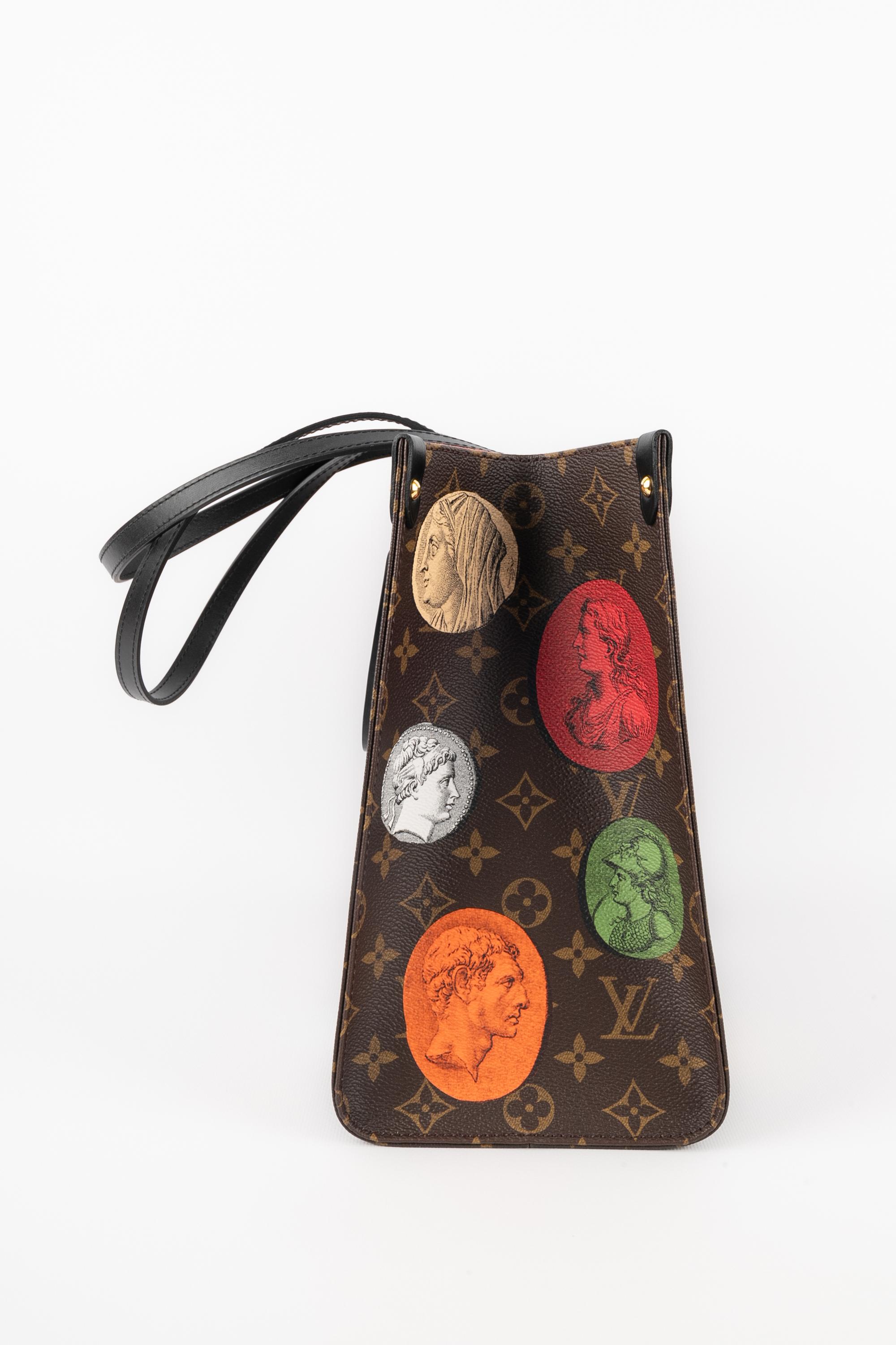 Women's Louis Vuitton x Fornasetti bag On The Go 2022 For Sale
