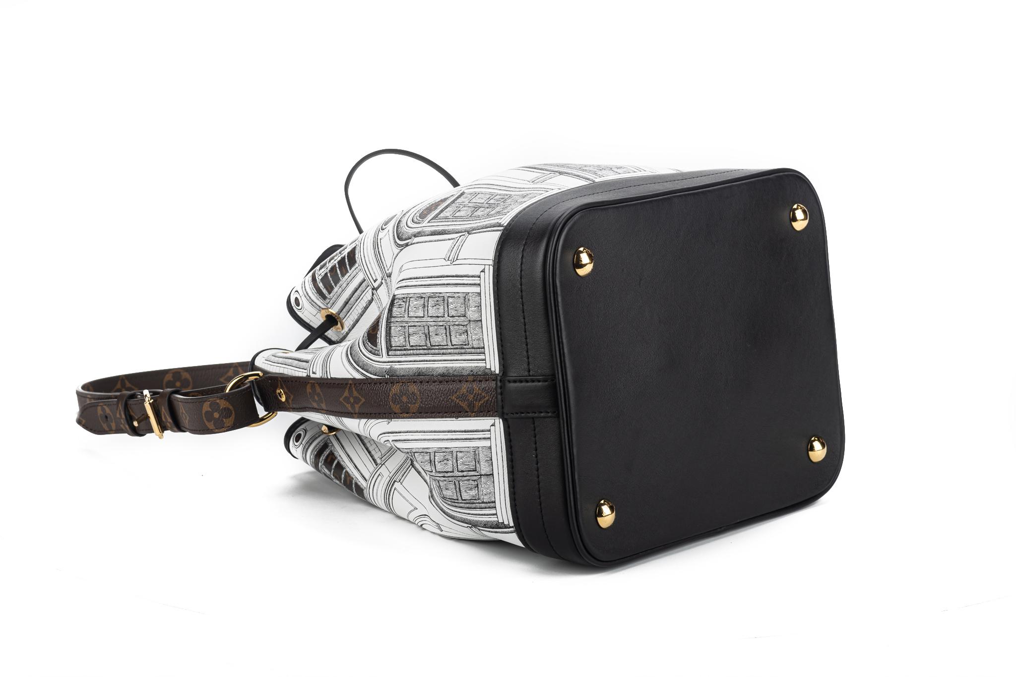 Louis Vuitton x Fornasetti Bucket Bag NIB For Sale 2