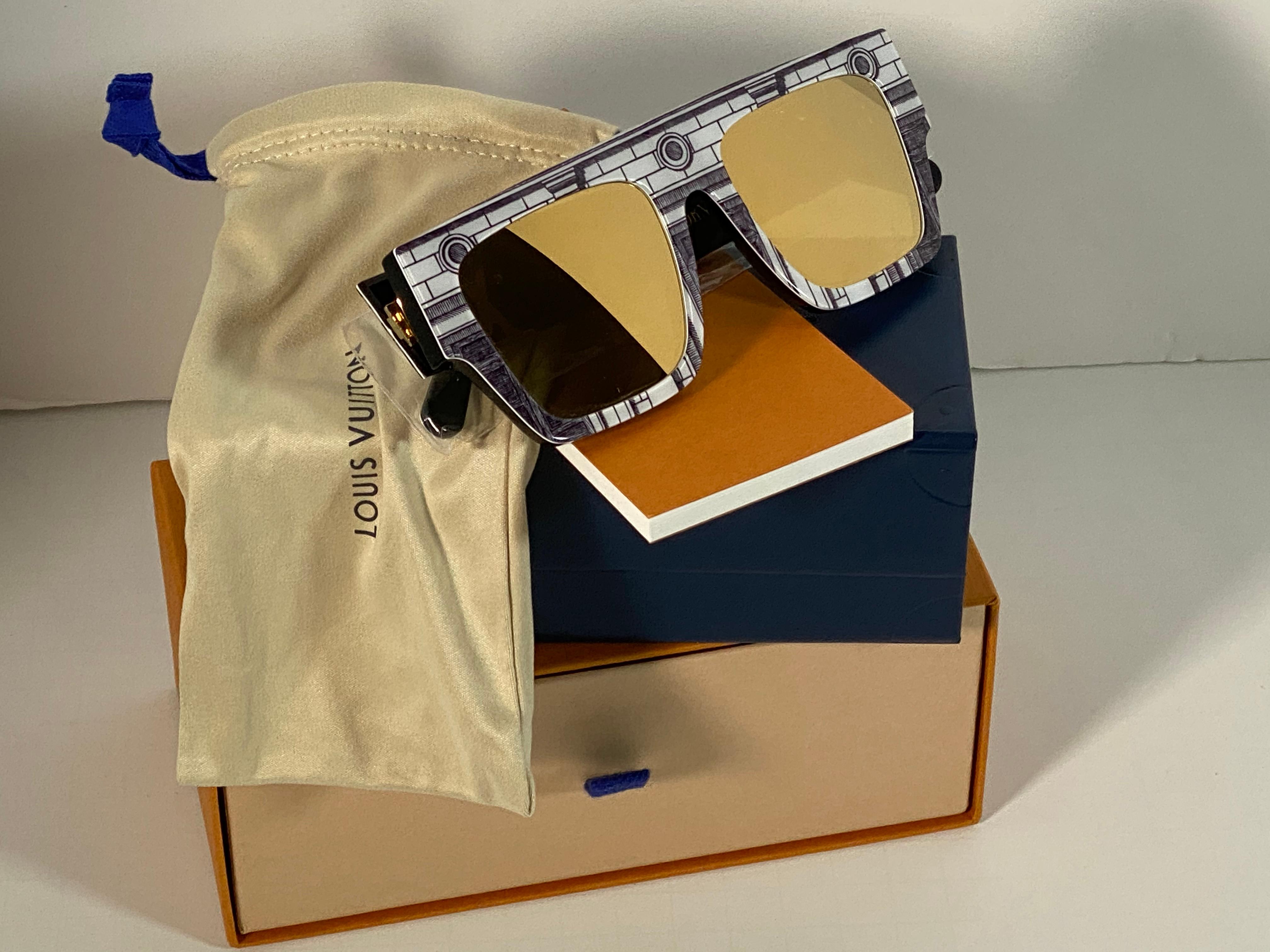 LOUIS VUITTON X Fornasetti Collaboration Sunglasses  NEW 2