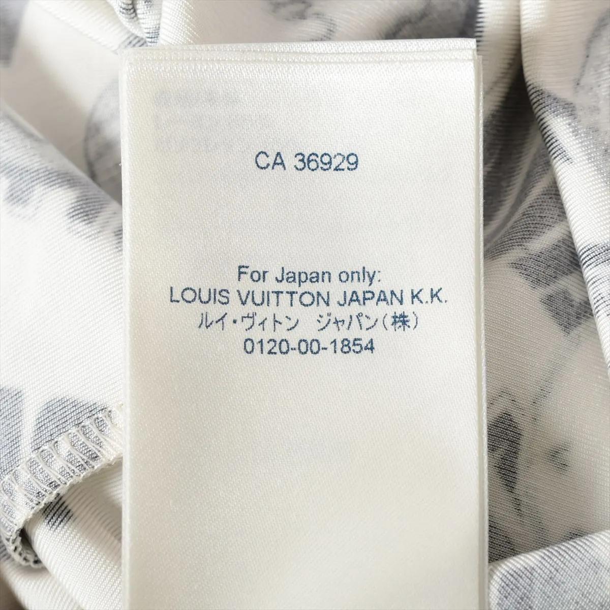 Louis Vuitton x Fornasetti Mini robe sans manches en rayonne imprimée Noir x Blanc en vente 2