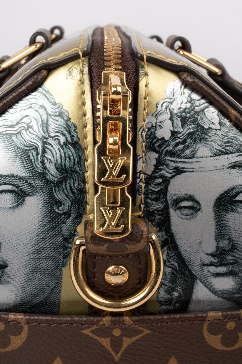 Louis Vuitton X Fornasetti Speedy Bag Limited Edition For Sale 1