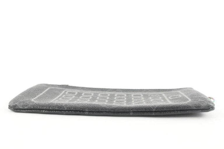 Louis Vuitton x Fragment Black Monogram Eclipse iPhone Pouch Case Pochette For Sale 4