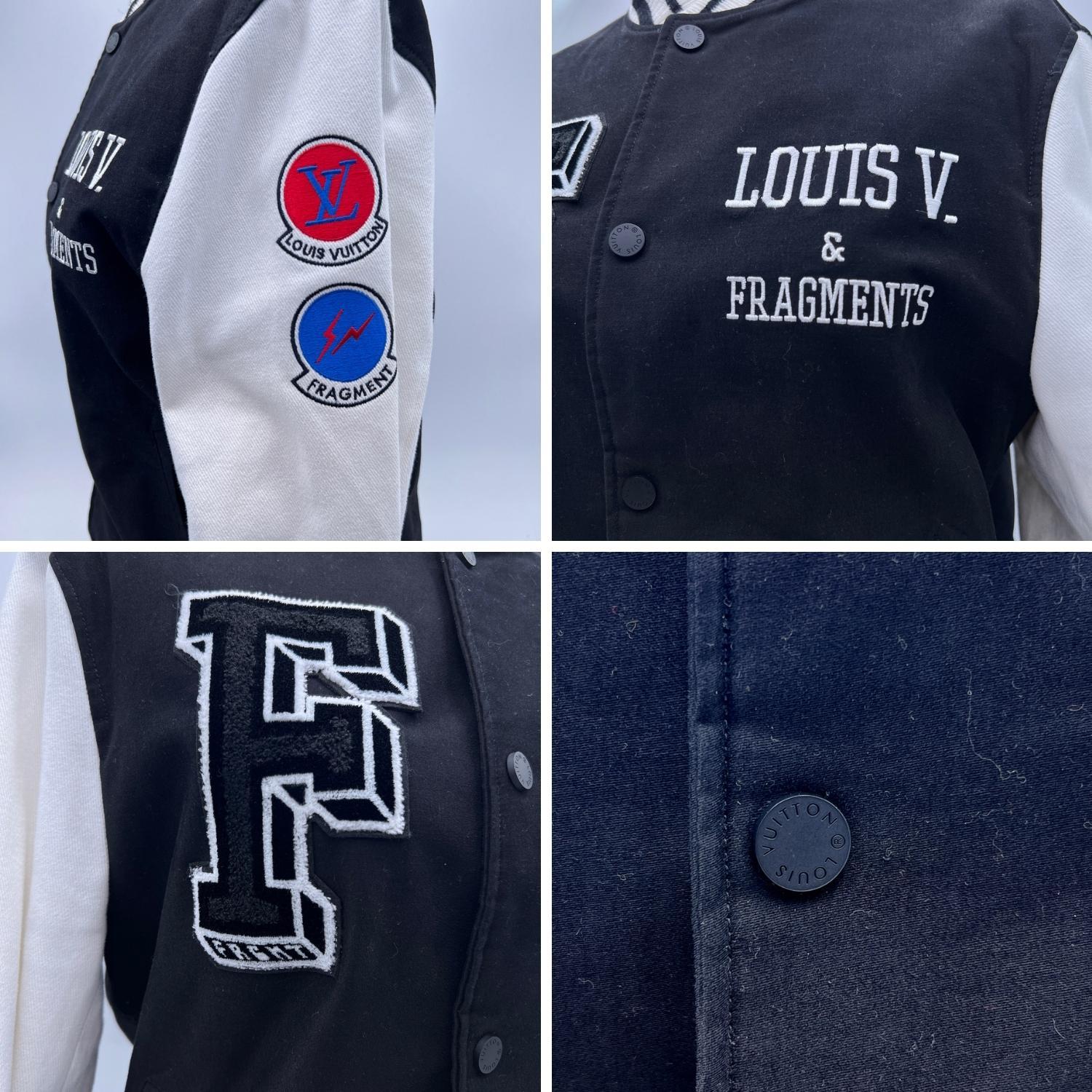 Louis Vuitton x Fragment Embroidered Varsity Jacket Size Small 2
