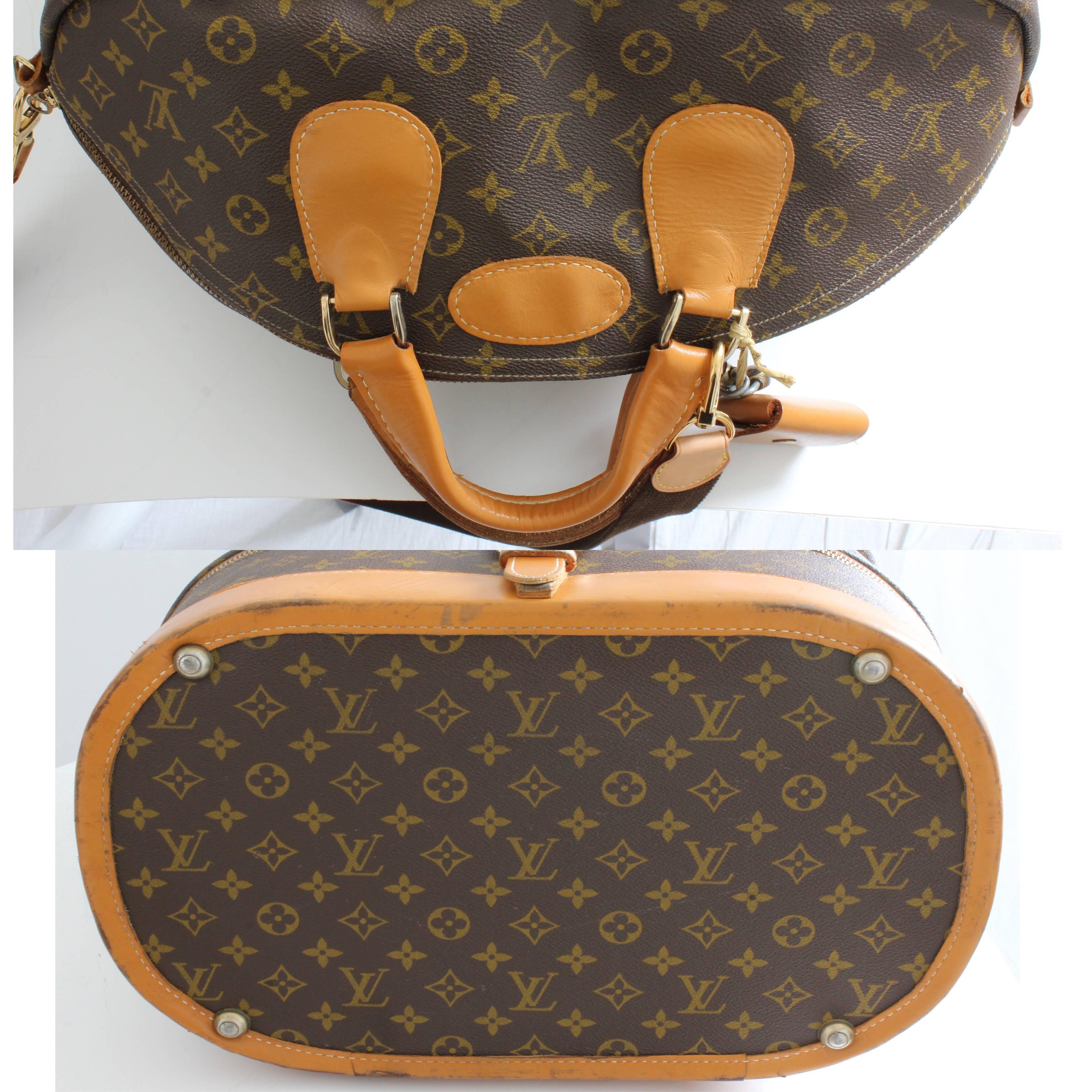 Louis Vuitton x French Company XL Steamer Bag Travel Tote Rare Vintage 70s In Good Condition In Port Saint Lucie, FL