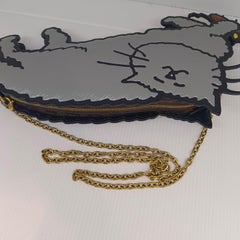 Louis Vuitton x Grace Coddington 2018 Epi Cat Chain Clutch