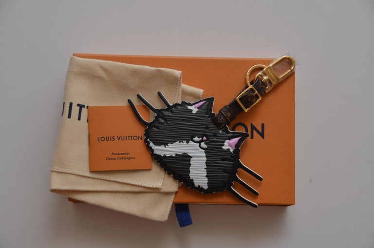 Louis Vuitton Catogram Cat Grace Coddington Keychain Bag Charm / With Box