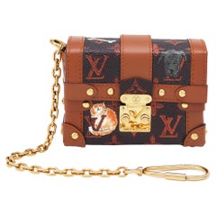 Louis Vuitton x Grace Coddington Catogram Canvas Essential Trunk Keychain