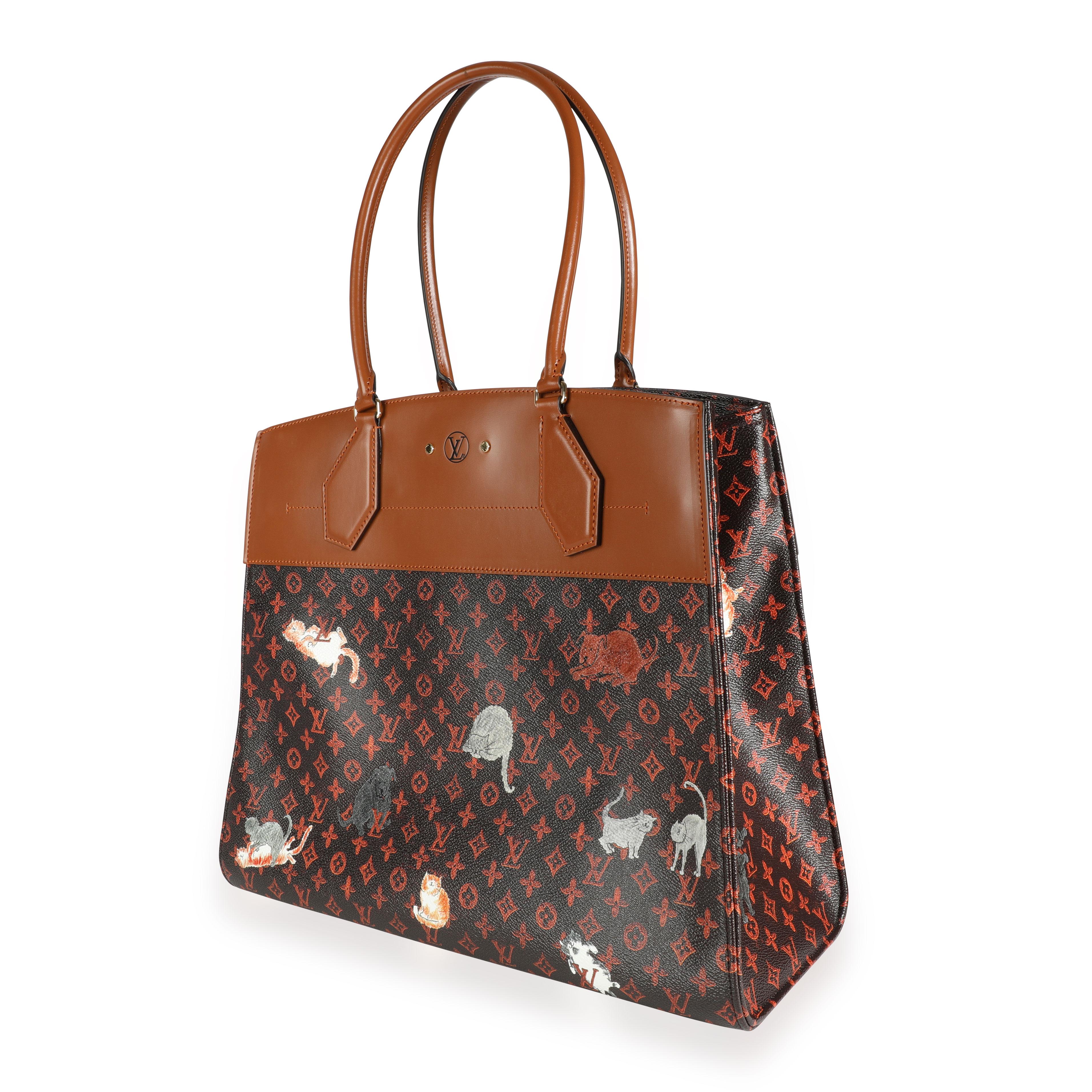 Louis Vuitton x Grace Coddington Limitierte Auflage City Steamer XXL mit Katzenmotiv 2