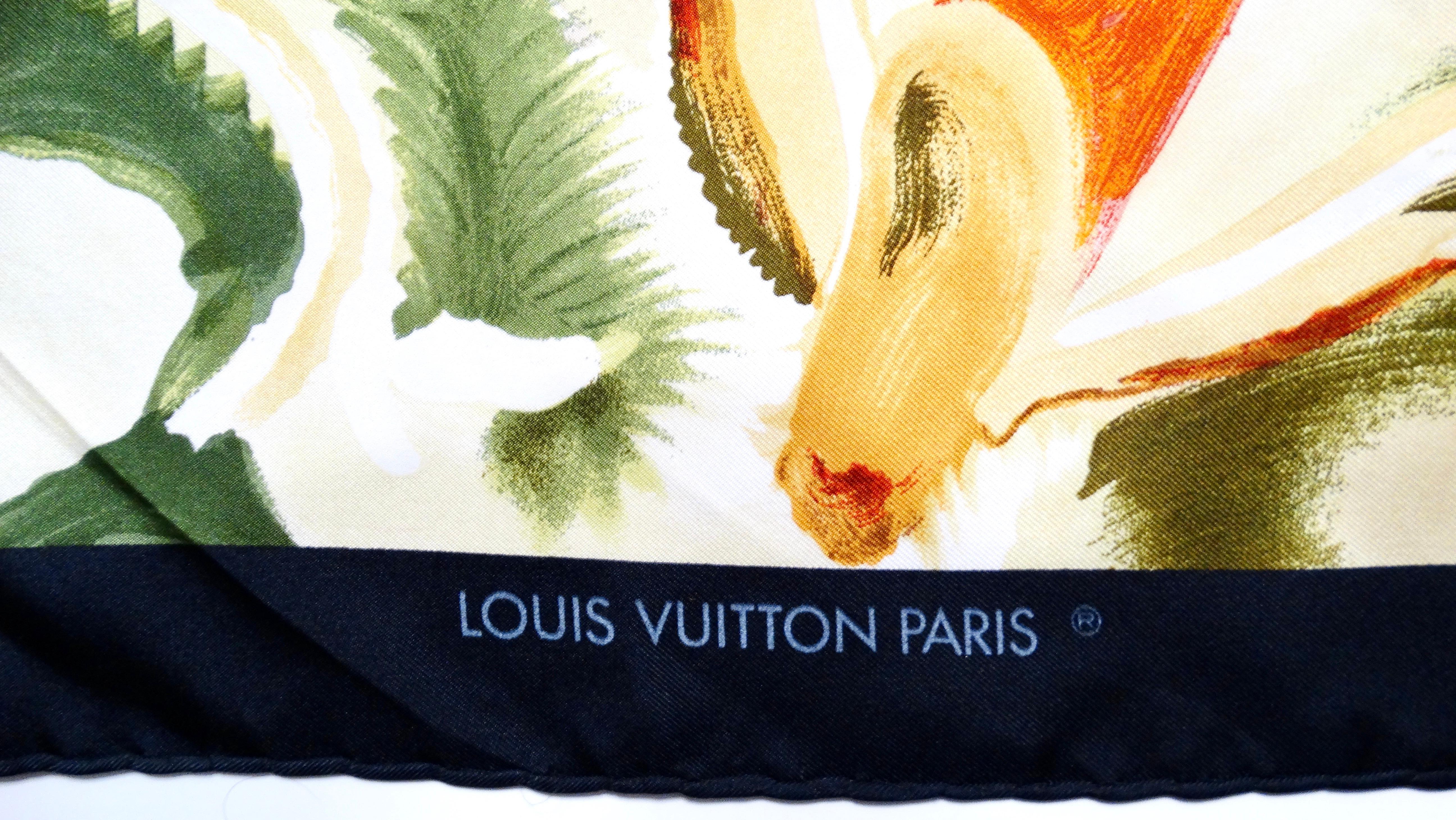 Louis Vuitton x James Rosenquist Abstract Pop Art Silk Print Scarf circa 1987 In Good Condition For Sale In Scottsdale, AZ