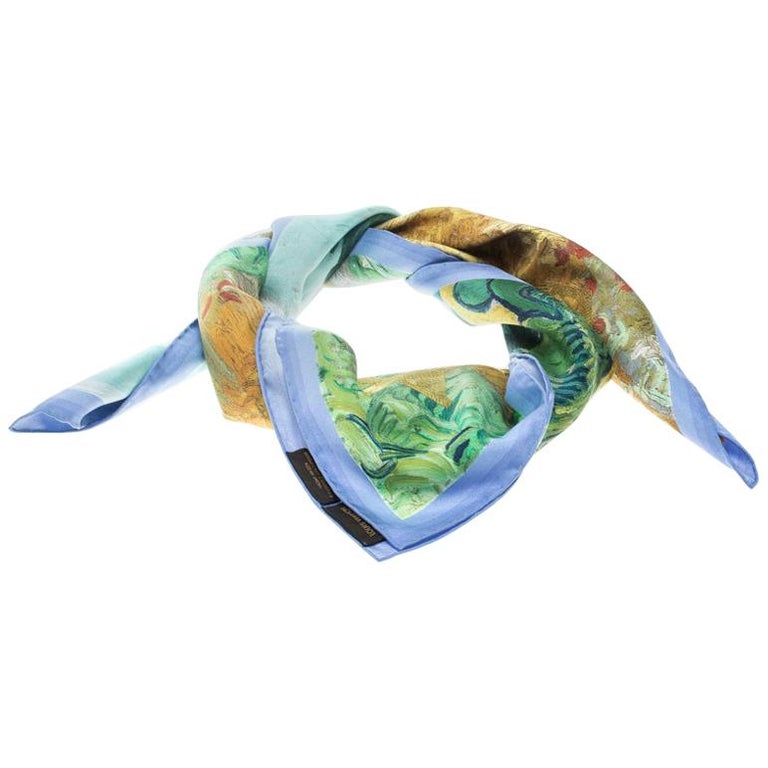 Louis Vuitton Head Scarf Silk - 4 For Sale on 1stDibs  louis vuitton  headscarf, louis vuitton headband scarf, lv hair scarf